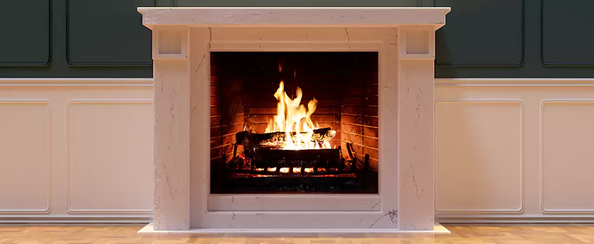 Decorative Electric Fireplace Installation in Palm Desert, California