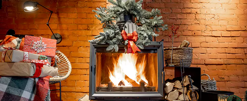 Travis Industries Linear Gas Fireplace Installation in Palm Desert, California